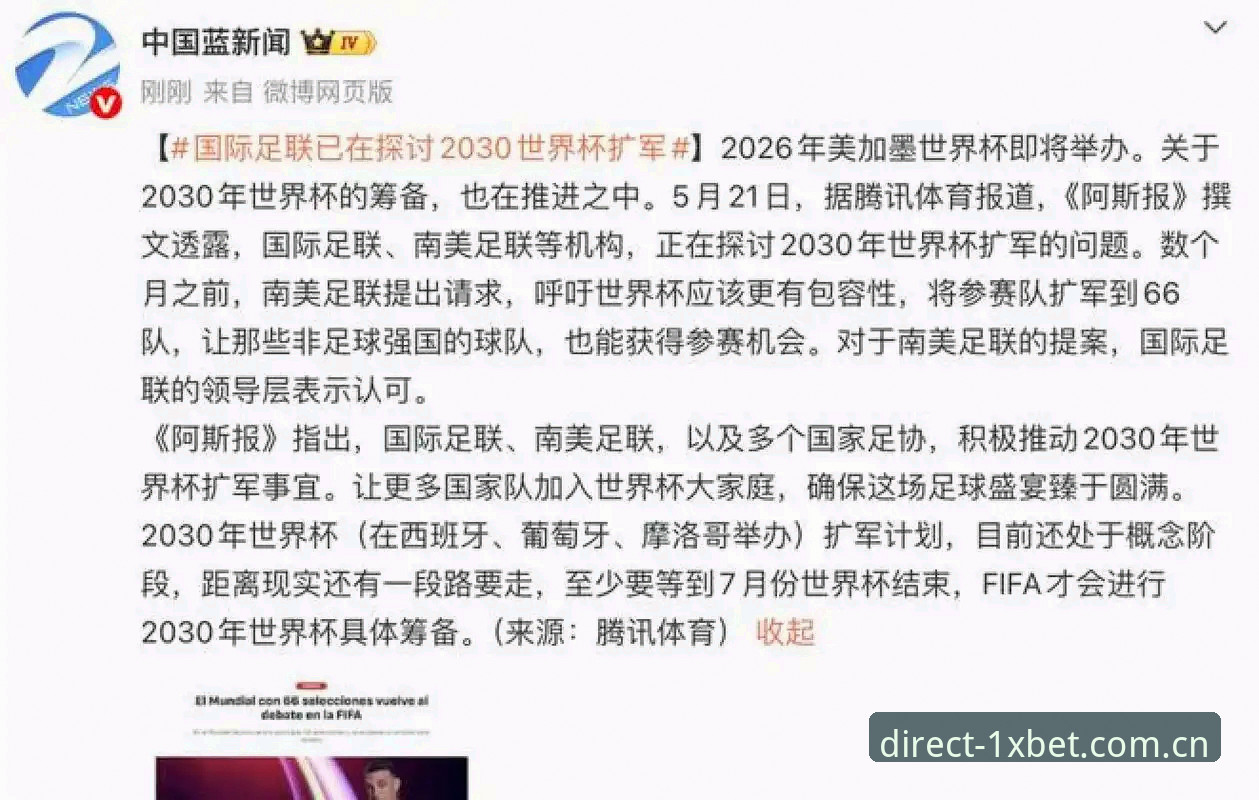 xbet海外入口 世界杯扩军至66队深度分析:中国男足的世纪机遇与全球足球格局巨变